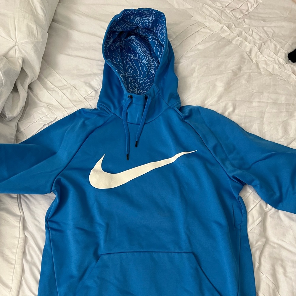 Blue Nike hoodie